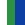 Sporti Multi Colored Bungee Strap Blue/Green/White